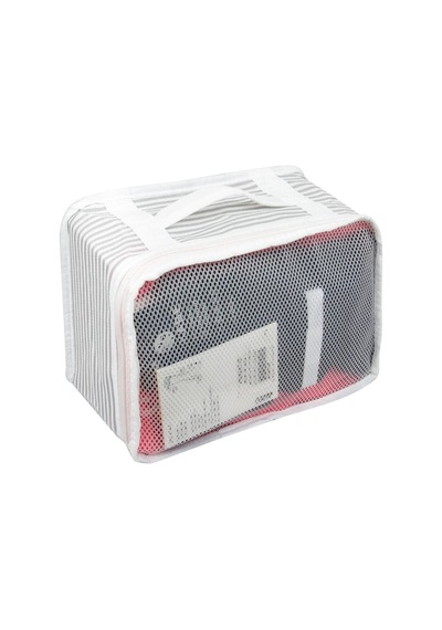 6'lı Bavul Içi Seyahat Çantası Valiz Düzenleyici Plastik 250 X 270 Beyaz Diğer