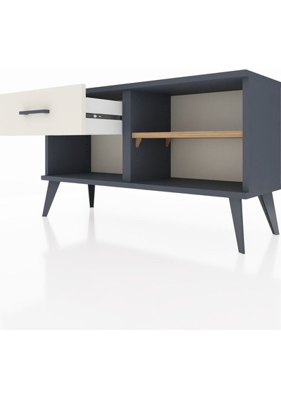 Arges Şifonyer Tek Raflı Tek Çekmeceli 88x30x48 Antrasit-çam/aytaşı Çam/aytaşı Arges Şifonyer Tek Raflı Tek Çekmeceli 88x30x48 Antrasit-çam/aytaşı Çam/aytaşı