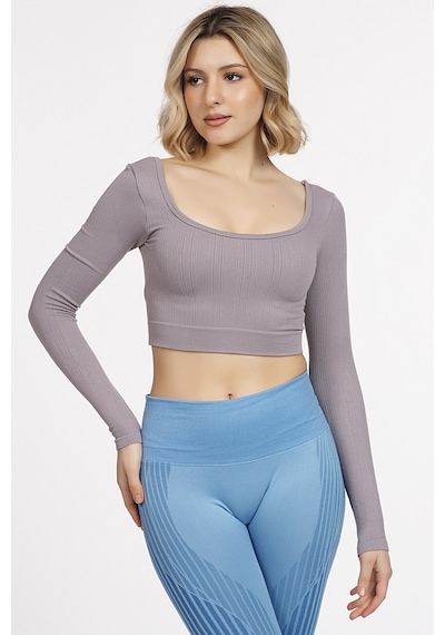 Doremi Seamless Straplez Uzun Kollu Fitilli Büstiyer 001