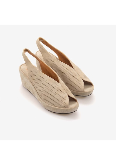 Hawen Angels Kadın Sandalet 5507 Bej
