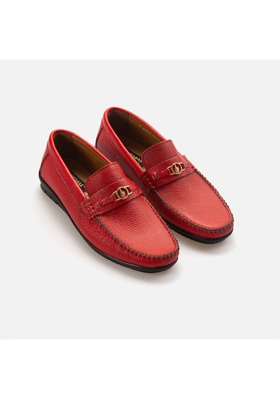 Kemal Tanca Erkek Loafer A8202 Kırmızı