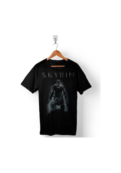 The Ejder Scrolls Skyrım Baskılı Tişört Unisex T-shirt 001
