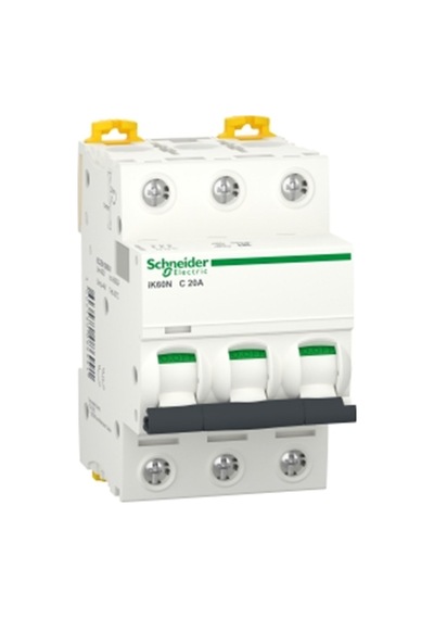 Schneider Electric A9K24320 Acti9 iK60N 3P 20A 6KA C Eğrisi Otomat