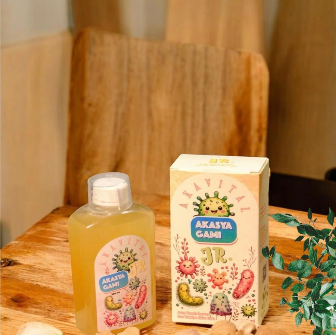 Akavital Jr. Arap Zamkı İçeren Sıvı Takviye Edici Gıda 300 ML