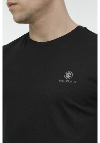 Lumberjack M-Ct102 Basıc C Neck T-Sh Siyah Erkek Kısa Kol T-Shirt 000000000101253177