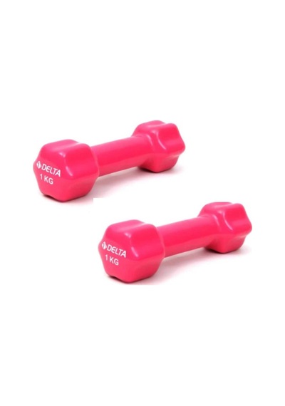 1 Kg Pvc Dambıl Ağırlık + 2 Adet Pembe