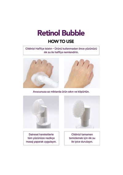 Lebelage Temizleme Aparatlı Retinol Temizleme Köpüğü Lebelage Retinol Bubble Chewy Foam