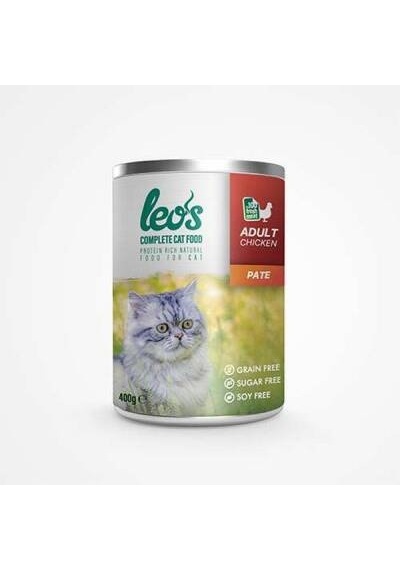 Tavuk Etli Pate Yetişkin Kedi Konservesi 6 Adet 400 Gr
