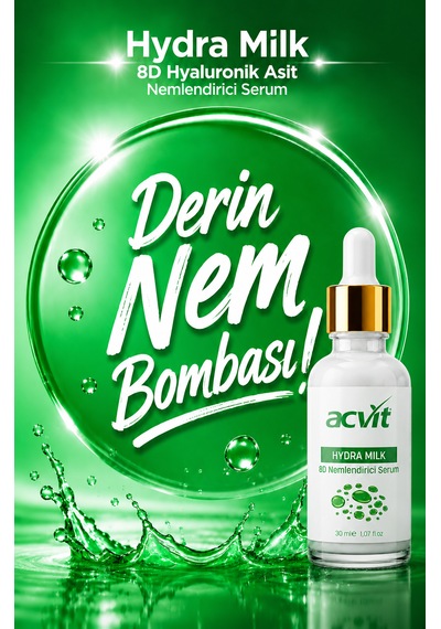 Hydra Milk 8d Nemlendirici Serum 30 Ml