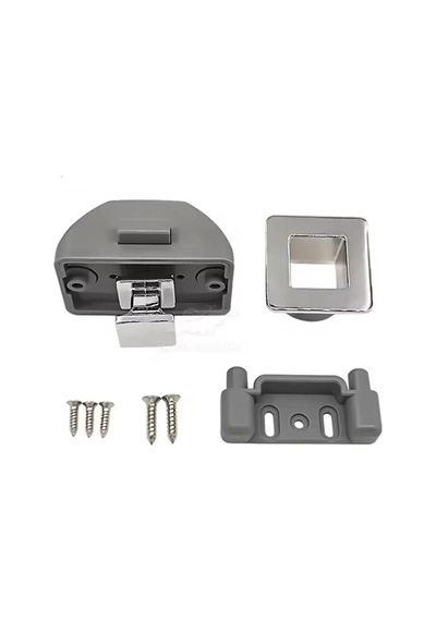 Shuıvan Lüks Basçek Dolap Kilidi Kare 30mm - Parlak-855