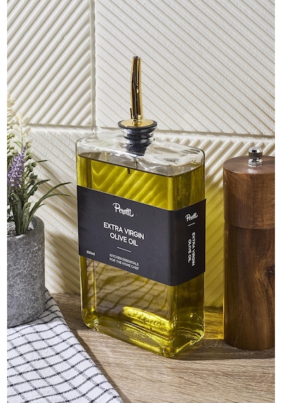 Molivet Gold Kapak 500ml Cam Yağdanlık-sosluk-sirkelik