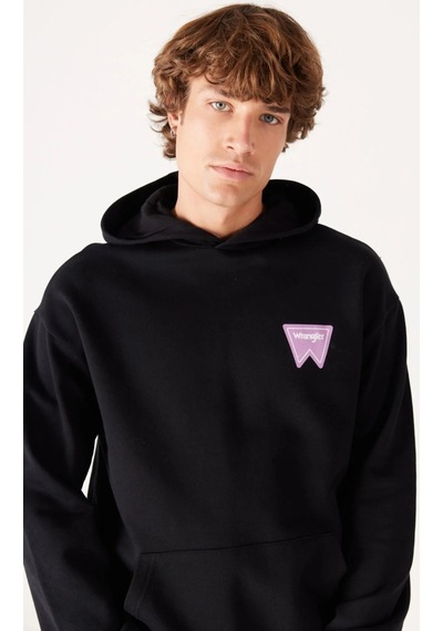 Wrangler Erkek Sweat W232574001 Siyah