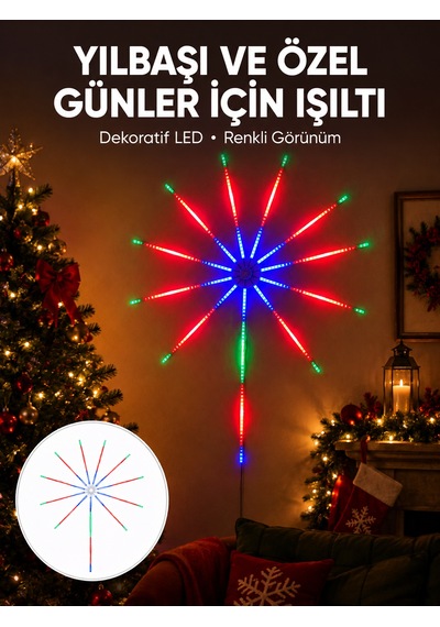 Akıllı Rgb Led Duvar Lambası Kumandalı Ve Uygulama Kontrollü Yeni Nesil
