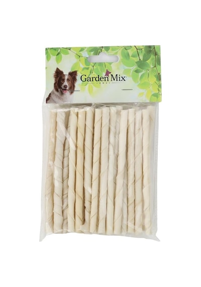Gardenmix Sütlü Burgu Stick Köpek Çiğneme Çubuğu 30 Adet