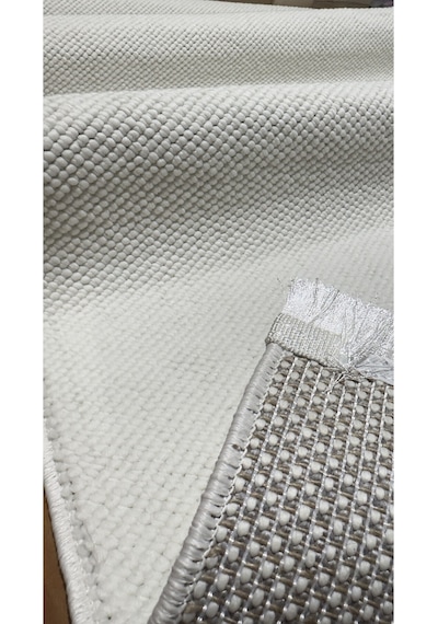 Elvey Home Krem İskandinav Yumuşak Bukle Minimalist Tozumazözel Kesim Halı Elvbklmakhal Krem