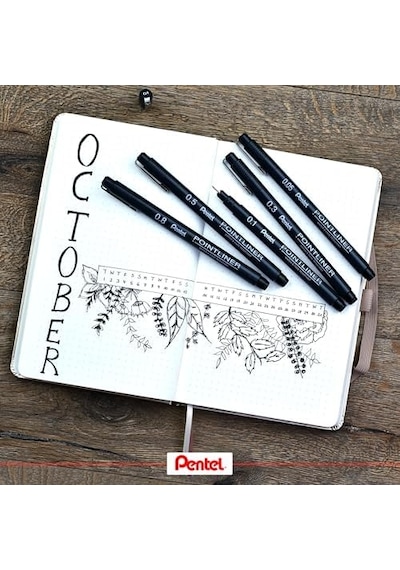 Pointliner S20p-3a, Fineliner, Siyah, Suya Dayanıklı Ve Solmaz, 0,3 Mm