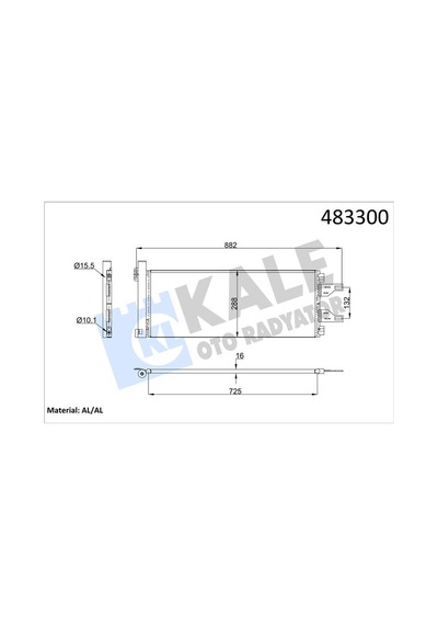 Kale 040abc030-99 Klima Radyatörü Kondenser Peugeot Boxer 3-citroen Jumper3-fiat Ducato 3 2.0-2.2-2.3-3.0- Hd I-mjet 1610115880-6455.ep-hc-1399111080