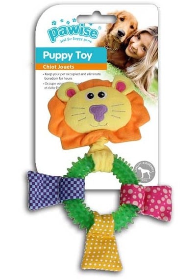 Pawise - 173 - Puppy Ring Aslan Oyuncak - Aconcept - 26 Cm