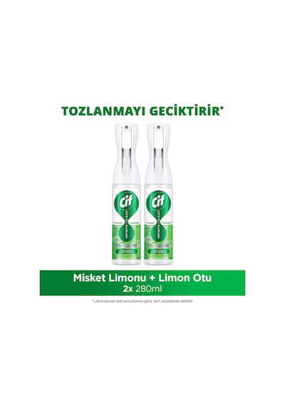 Infinite Clean Doğal Probiyotikli Anti Toz Yedek Şişe İçin Misket Limonu & Limon Otu 280 Ml X2 2'li Set