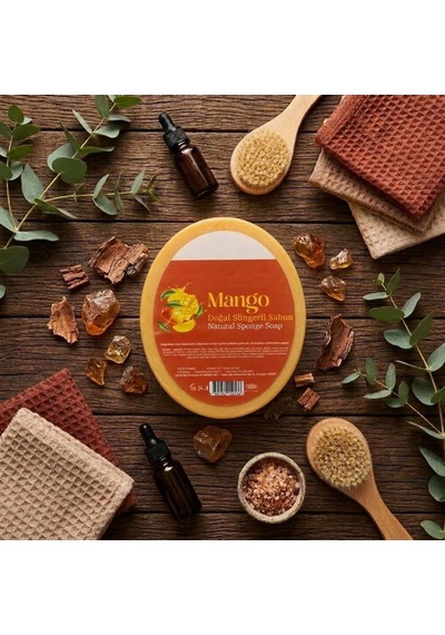 Mango Doğal Süngerli Sabun 120g - Tropikal Ferahlık Ve Nem Terapisi Diğer