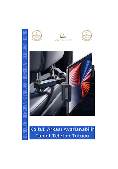 Telefontutucu Araç Arka Koltuk Başlık Uyumlu 360 Derece Döner Başlıklı Ayarlanabilir Tablet Telefon Diğer