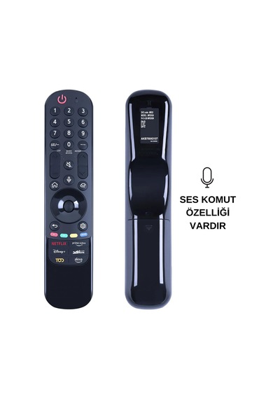 Ses Komutlu LG Uyumlu Mr23ga Akb76043107 Tod Tuşlulcd Led Tv Kumandası