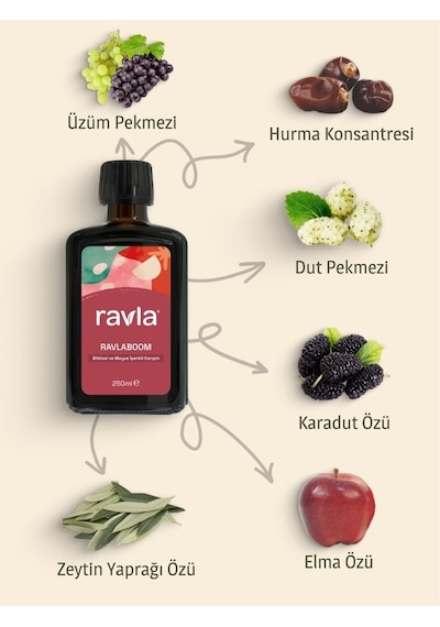 Ravlaboom Bitkisel Ve Meyve İçerikli Karışım - 250 Ml