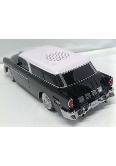 Ws-1955 Ledli Araba Usb-tf-fm Radyo Bluetooth Hoparlör - Siyah- Tek Ebat