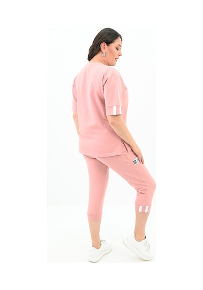Koza Butik Kadın Büyük Beden Taytlı Takım 3753-23 001