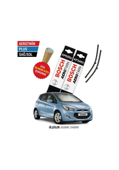 Hyundai İx20 2014 Model Silecek Takımı Ön Bosch Aerotwin Plus