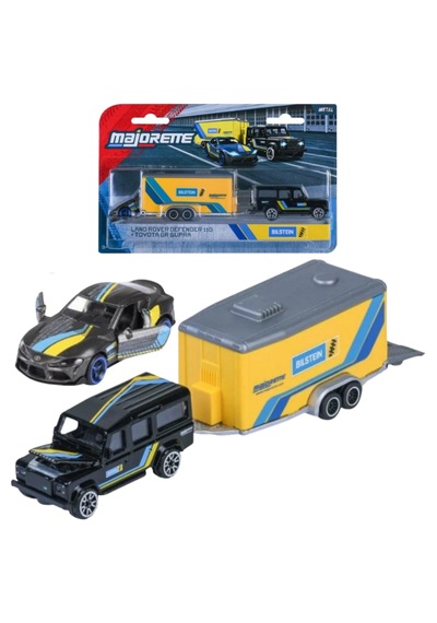 Majorette Land Rover Defender 110 Toyota Gr Supra 1:64