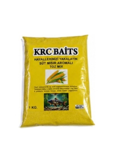 Krc Baits Aromalı Sazan Hamur Tozu/unu 1000 Gr 9-mısır