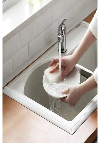 Su Sızdırmaz Geçirmez Lavabo Tezgah Küvet Duş Banyo Mutfak Pencere İzolasyon Şerit Bant 3,2 M X 38mm