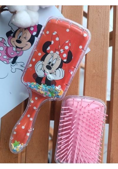 Pullu Minnie Mouse Kız Çocuklarına Özel Acıtmayan Tarak 1 Adet