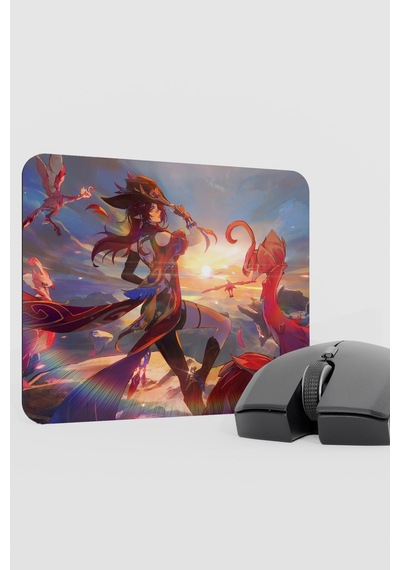 Chasca Genshin Impact Anime Gacha V2 - 22x18 Gaming Mouse Pad Fare Altlığı