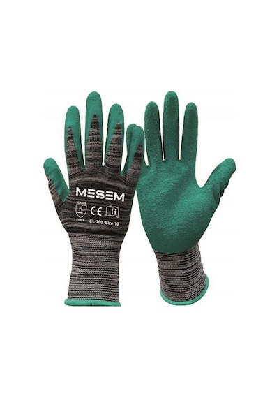 Meşem El 300 Süper Latex Eldiven Yeşil 1/2