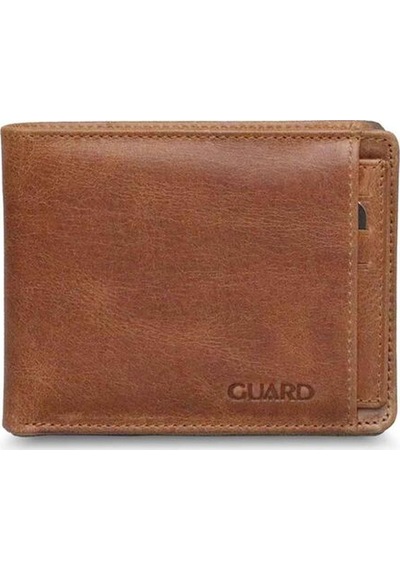 Guard Taba Hakiki Deri Çıkarılabilir Gizli Kart Bölmeli Erkek Cüzdan // Grd260225wt1563 Diğer