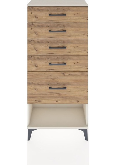 Hyperion Dolap 5 Çekmeceli 60x44x134 Aytaşı-çam Aytaşı