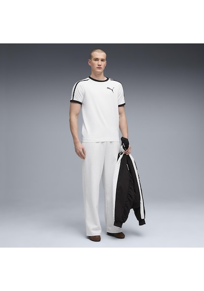 Puma T7 Ringer Erkek Beyaz Günlük Stil T-shirt 63524202 Beyaz