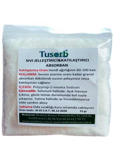 Kamp & Karavan Tuvalet Jelleştirici 60 100 Kat Emici Sıvı Katılaştırıcı Granül 15 Gr 10 Lu Paket