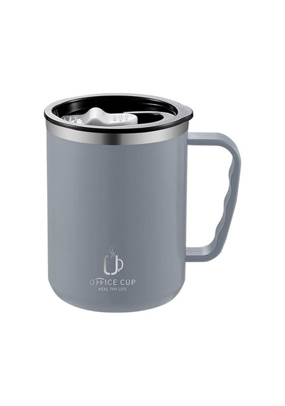 304 L Çelik Gri 500 Ml Kahve El Termos Kupa Mug Cin557gr Çok Renkli