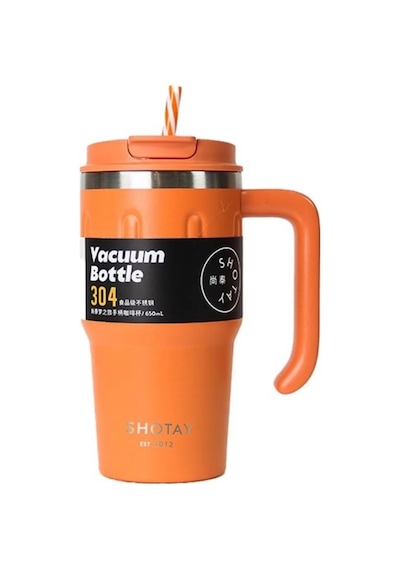 Shotay Termos Bardak Seyahat Ve Outdoor 650 ML Turuncu