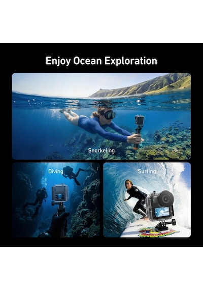 Telesın Osmo Nano Su Geçirmez Kılıf 60m , Osmo Nano Waterproof Dive Case