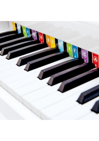 Hape Deluxe Grand Elektronik Piyano - Beyaz