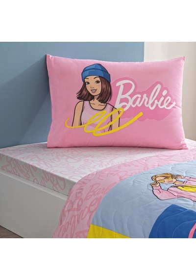 Taç Lisanslı Barbie Bright Tek Kişilik Pamuk Complete Set 000000001000050026 Çok Renkli
