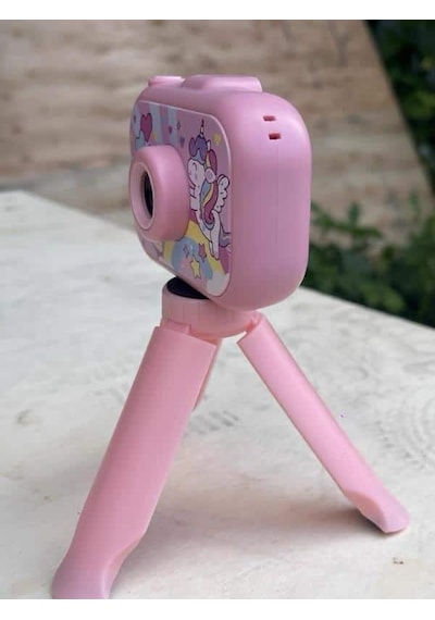 Ayaklı Mini Fotoğraf Makinesi Çocuk Için Eğitici Video Kamera Standart