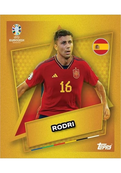 Almanya Euro 2024 Avrupa Şampiyonası Match Attax - 2 Adet Futbolcu Sticker Paketi 12 Adet Sticker