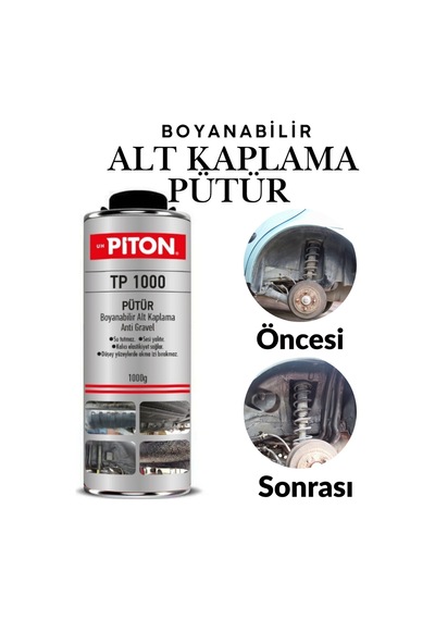 Pütür 1000 Gram 1 Kg Araç Araba Çamurluk Taş Darbe Koruma Su Tutmaz Ses Yalıtım Boyanabilir Kaplama. Siyah Siyah Pütür 1000 Gram 1 Kg Araç Araba Çamurluk Taş Darbe Koruma Su Tutmaz Ses Yalıtım Boyanabilir Kaplama. Siyah Siyah