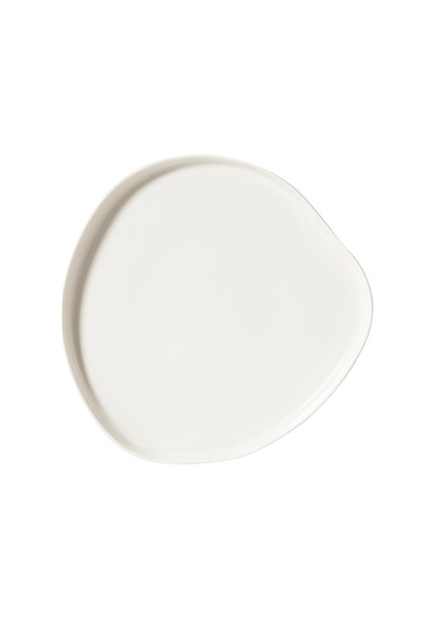 Mudo Home Aspendos Servis Tabağı Seti 26cm - 6lı Beyaz