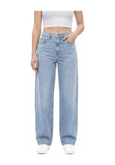 LOFT Wide Leg Regular Fit Kadın Pantolon Lf2037069 Q1.v1 Denim